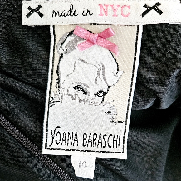 YOANA BARASCHI NYC SEXY TWEED PONTE KNIT COCKTAIL DRESS RUNS SMALL - Picture 6 of 9